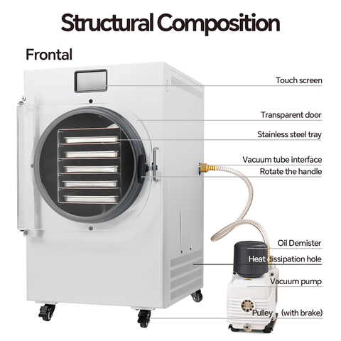7 Layers Commercial White Freeze Dryer