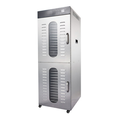 产品 32 Layers Commercial Food Dehydrator -52.30 sq.ft Drying Area | Two Independent Drying Rooms | Digital Adjustable Timer | Temperature Control | Dryer for Jerky, Herb, Meat, Beef, Fruit and Vegetables-5