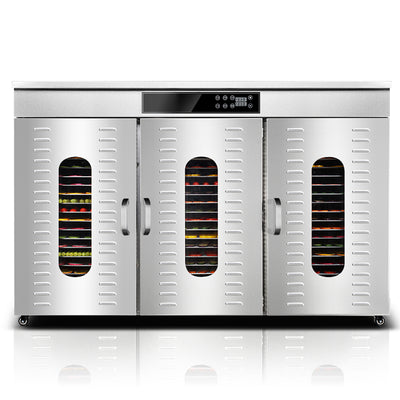 60 Layers Industrial Food Dehydrator -98.06 sq.ft Drying Area  | Three Independent Drying Rooms | Digital Adjustable Timer | Temperature Control | Dryer for Jerky, Herb, Meat, Beef, Fruit and Vegetables