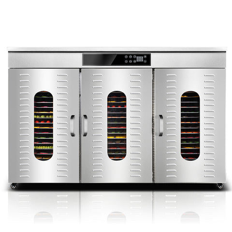 60 Layers Industrial Food Dehydrator -98.06 sq.ft Drying Area  | Three Independent Drying Rooms | Digital Adjustable Timer | Temperature Control | Dryer for Jerky, Herb, Meat, Beef, Fruit and Vegetables