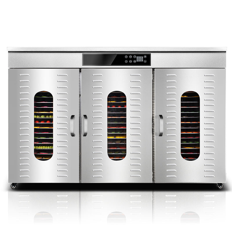 60 Layers Industrial Food Dehydrator -98.06 sq.ft Drying Area  | Three Independent Drying Rooms | Digital Adjustable Timer | Temperature Control | Dryer for Jerky, Herb, Meat, Beef, Fruit and Vegetables