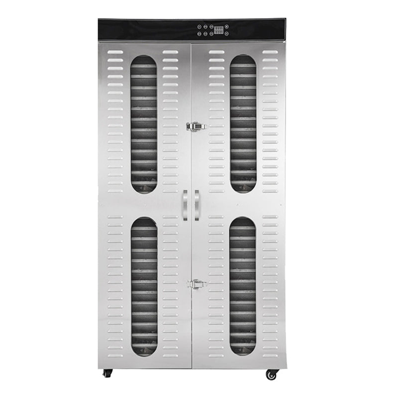 28 Layers Industrial Food Dehydrator -127.97 sq.ft Drying Area | Two Large Independent Drying Rooms | Digital Adjustable Timer | Temperature Control | Dryer for Jerky, Herb, Meat, Beef, Fruit and Vegetables